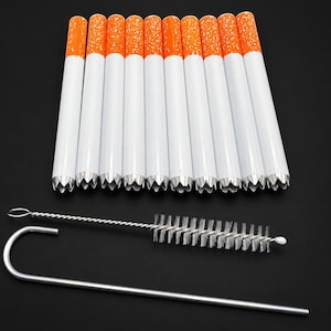 One Hitter Pipe With Serrated Tip - 3" Long Fits Your Tall Dugout Box