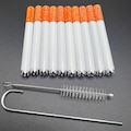One Hitter Pipe With Serrated Tip - 3" Long Fits Your Tall Dugout Box
