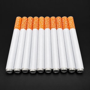 One Hitter, 3 Inch Metal Cigarette Style Smoking Pipe