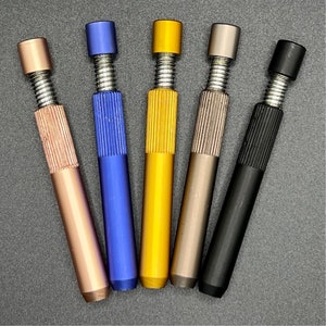 One Hitter Push Pipe Self Clean Pipe Non Sticky High Grade Material