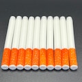 10x Ceramic One Hitter Pipes that looks like a Cigarette 3 inches long