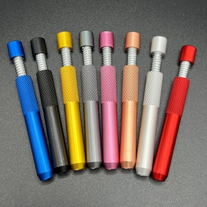 One Hitter Push Pipe Self Clean Pipe Non Sticky High Grade Material
