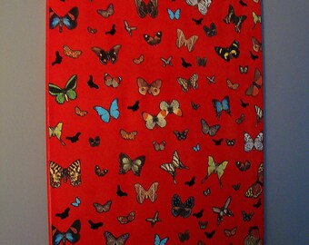 Cadre aux mille papillons