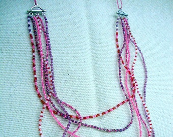 Collier à rangs 'Girly'