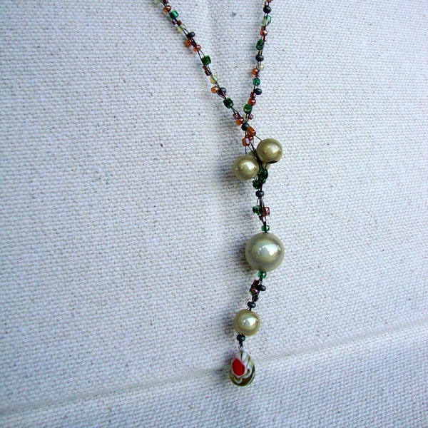 Collier 'Tresse de perles'