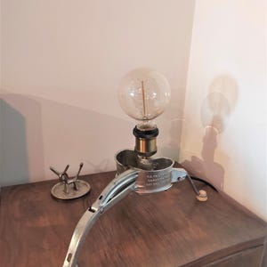 Handmade table/bedside lamp made from recycled/repurposed materials &quot;Kitchen&quot; #3