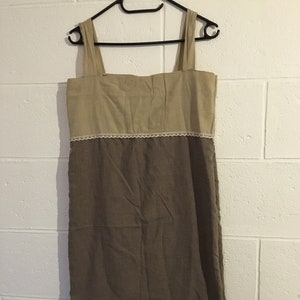 Beige summer dress