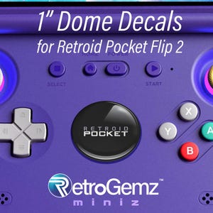 RetroGemz Miniz - Retroid Pocket Flip 2 Decals