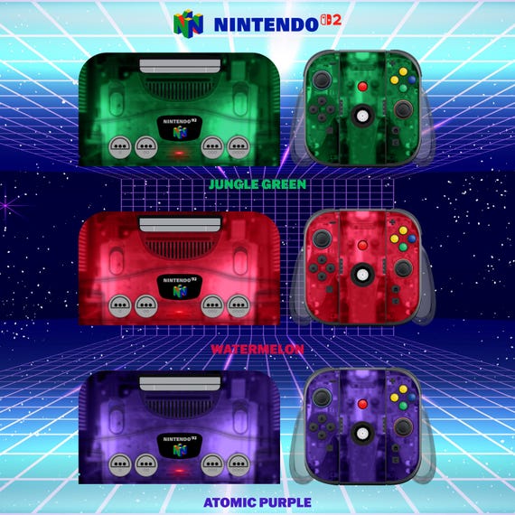 Nintendo Switch 2 - N64 Style Skin (nintendo 64 Inspired Vinyl