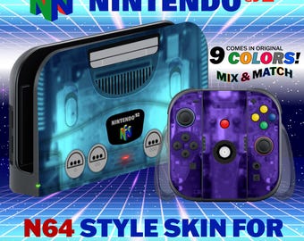 Nintendo Switch 2 - N64 Style Skin (Nintendo 64 Inspired Vinyl Skin)