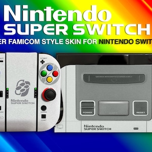 Nintendo Super Switch - Super Famicom Style 3D Skin