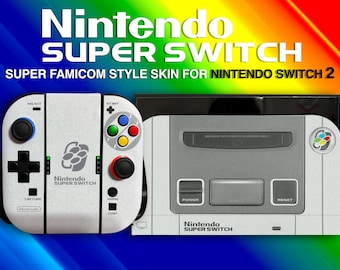 Nintendo Super Switch - Super Famicom Style 3D Skin