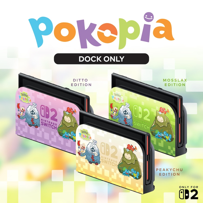 Pokemon Pokopia Skin für Nintendo Switch 2: Dock, Konsole und Joycon Skins Bild 6