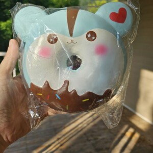 Puni Maru Poli Hamster Jumbo Donut Squishy! Jenna Lyn