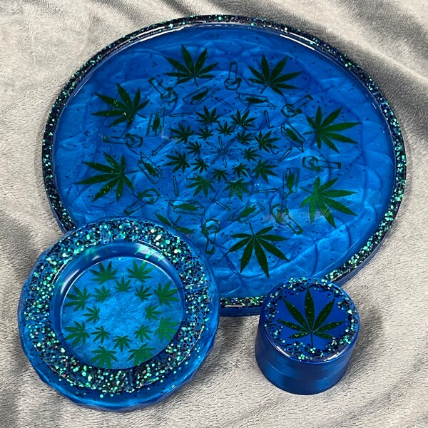 Resin Ashtray and Rolling Tray Ideas Etsy