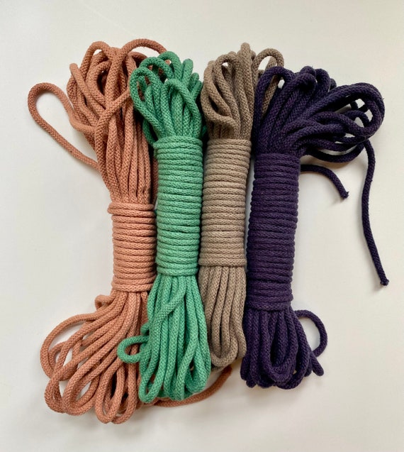 Dip Dyed Braided Cotton Cord 