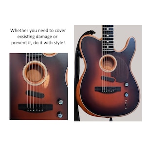 Acoustasonic Telecaster (Player) Pickguard | Solid Wood | Custom Guitar Part image 3