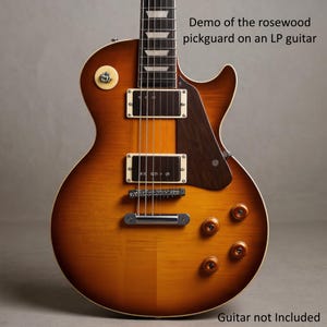 Epiphone Pickguard for Les Paul Standard - Solid Woods Custom Cut Guitar Parts and Accessories for Electric Guitar, Walnut, Handcrafted