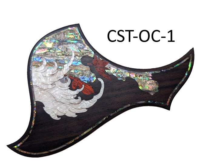 Custom Cut Guitar Pickguard Fits GS Mini Abstract Ocean Etsy