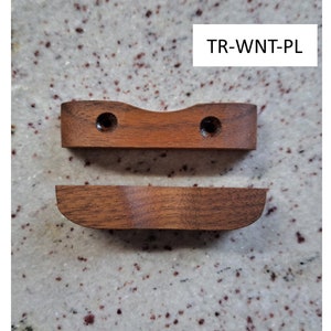 Bass Guitar Thumb Rest Comfort Divot Thumb Rest Made of Rosewood  Maple or Walnut Guitar Parts
