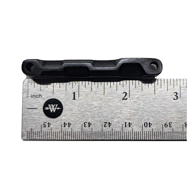Adjustable Ebony Mandolin Bridge, Compensated Unslotted Saddle, Solid Brass Hardware Upgrade image 6