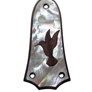 Fits Taylor Guitar Truss Rod Cover Mother of Pearl Abalone Hummingbird Design Guitar Parts