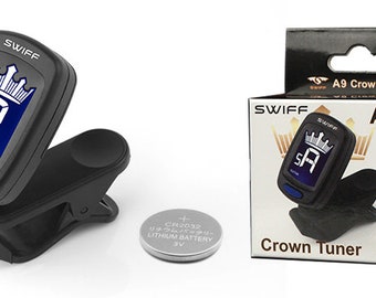 Crown Tuner for Guitar - Violin - Bass - Ukulele & Chromatic Tuning