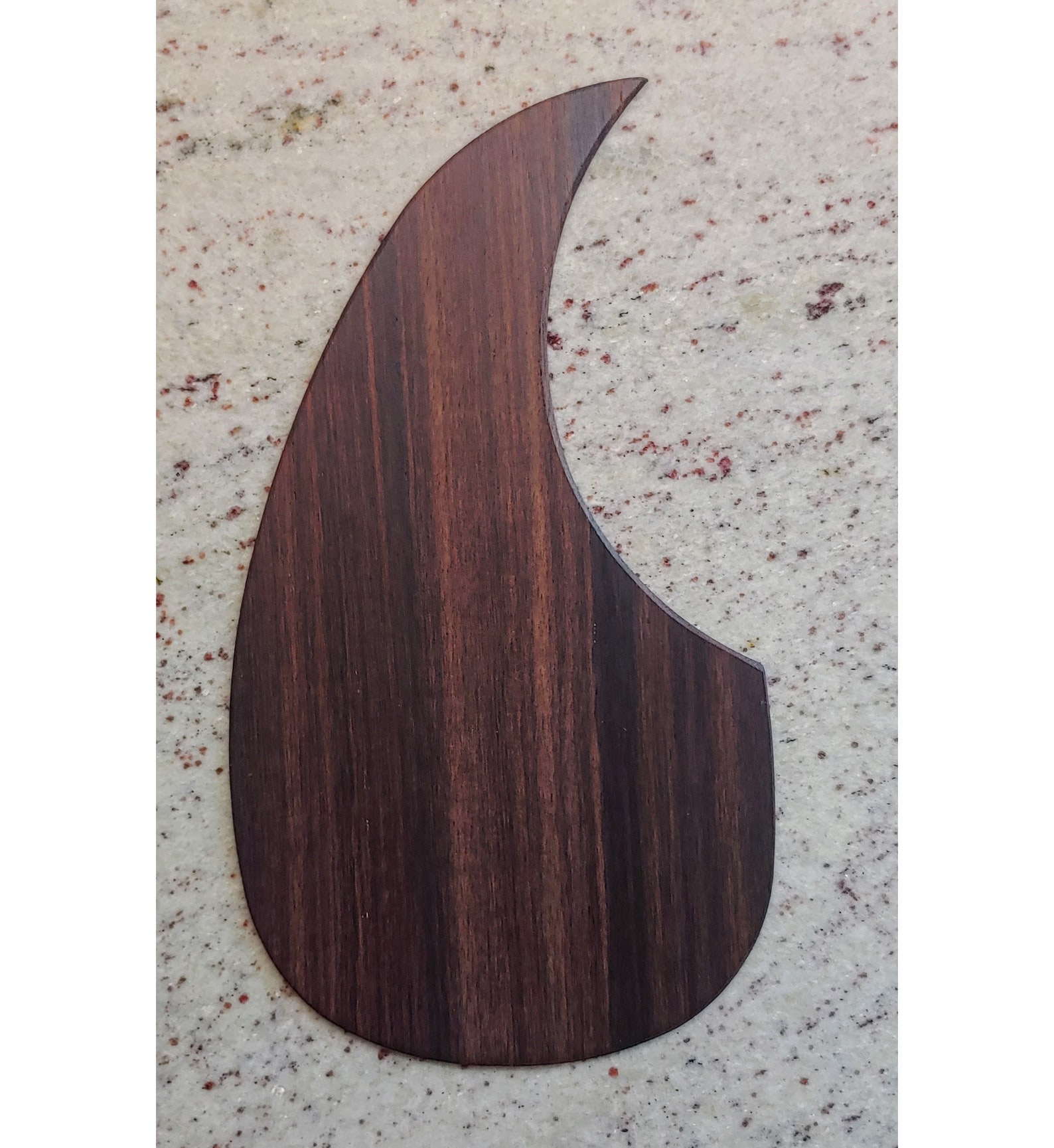 Lefty Acoustic Guitar Pickguards Solid Rosewood Teardrop or Etsy
