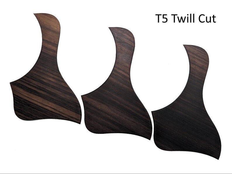 Taylor Twill Cut Solid Rosewood Pickguards NEW VERSION image 3