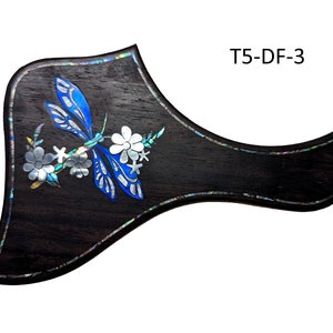 Taylor T5 Dragonfly and Flower Pickguard W/mother of Pearl & Abalone ...
