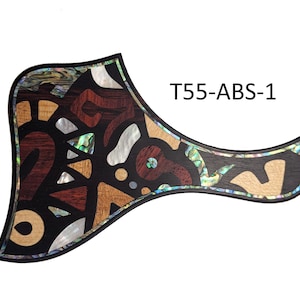 Pickguard Fits Taylor Guitars Abstract Design Rosewood Pickguard Guitar Parts T55