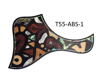 Taylor Abstract Design Rosewood Pickguard (Fits 5.5" diameter rosette, see ad text)