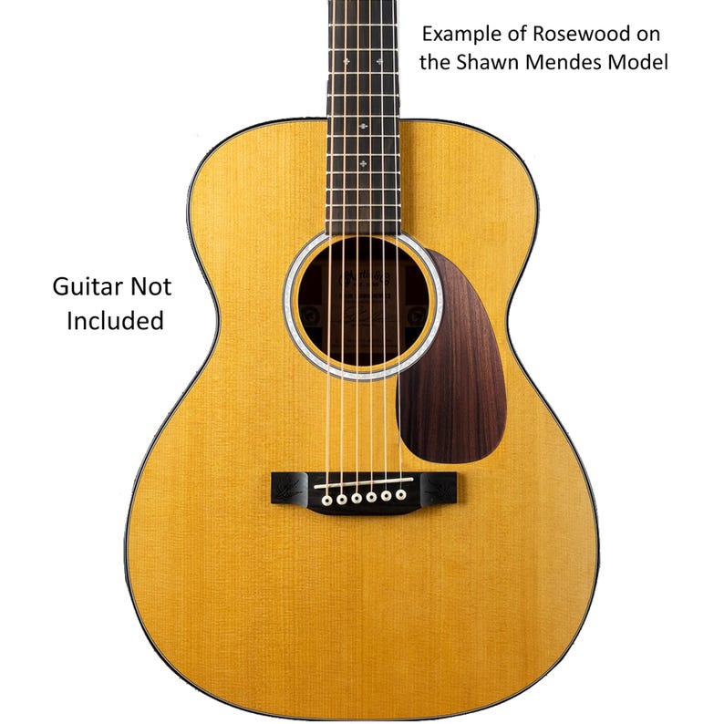 Fits Martin DJR-E Dreadnought Junior Guitar Pickguard | Rosewood Mahogany Handcrafted Replacement Guitar Parts & Accessories imagen 3