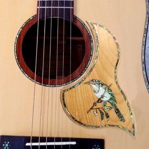 Pickguard Fits Taylor GS Mini Guitar Maple Mother of Pearl & Abalone Inlay Mockingbird Custom Design Guitar Parts Guitar Accessories
