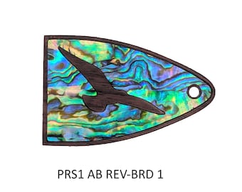 PRS Guitar Truss Rod Cover Bird Design Colorful Abalone or White  Mother of Pearl