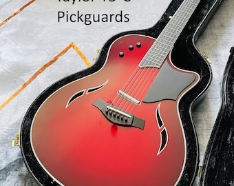 Taylor T5c Pickguard, Custom Cut Solid Wood Guitar Part, Acoustic & Electric Guitar Accessories