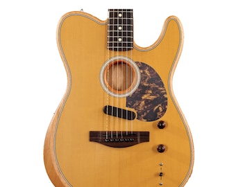 Acoustasonic Telecaster (Player) Pickguard | Solid Wood, Carbon Fiber or Plastic | Custom Guitar Part