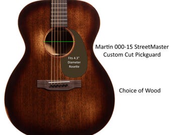 Wood Pickguard Fits Martin 000-15M StreetMaster Guitar Pickguard | Rosewood Mahogany Handcrafted Replacement Parts & Accessories