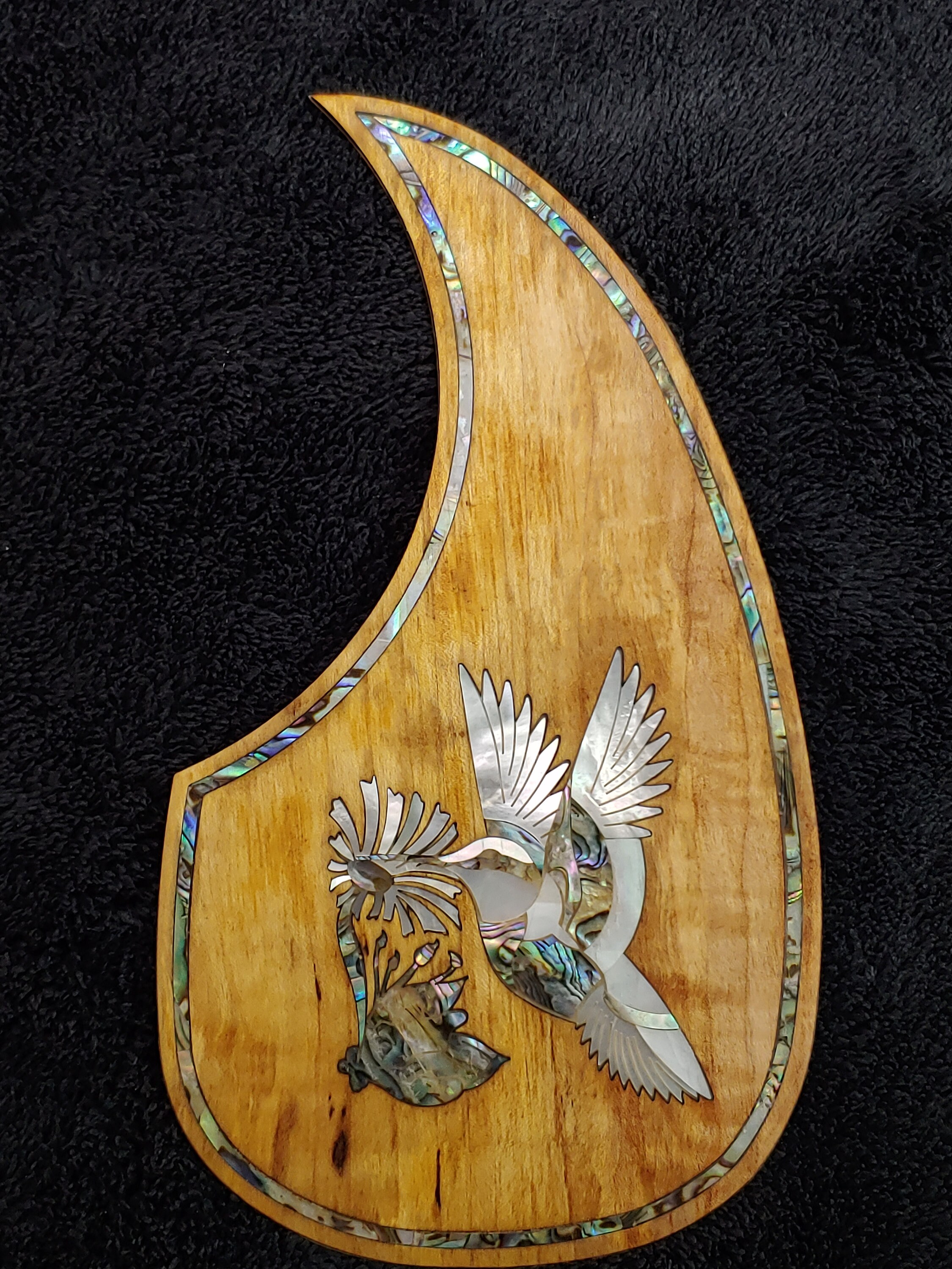 Custom Made Guitar Pickguards w/Real Mother of Pearl & Abalone Etsy