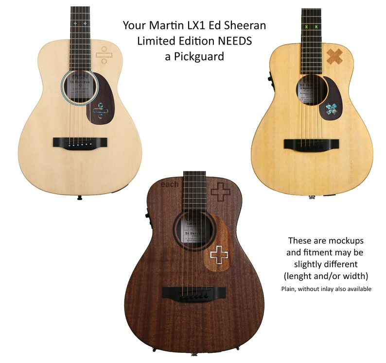 Your Martin LX1 Limited Edition Sheeran Deserves a Pickguard image 1