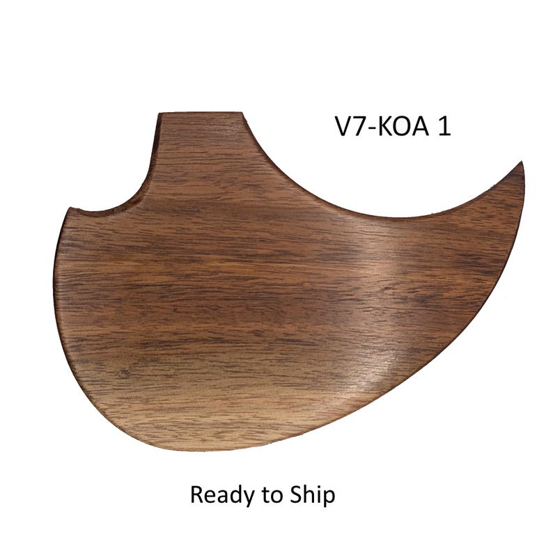 Acoustasonic Telecaster (Player) Pickguard | Solid Wood | Custom Guitar Part V7-KOA1