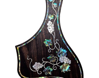 Taylor GS Mini Pickguard w/Mother of Pearl & Abalone Grapevine Design Inlay