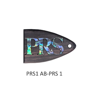 PRS Guitar Truss Rod Cover, Handcrafted Mother of Pearl & Abalone Inlay, Replacement Guitar Part, Perfect Gift for Guitarists