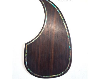 Fit Yamaha FG-160 Wofl Guitar Rosewood Pickguard, Moon Inlay