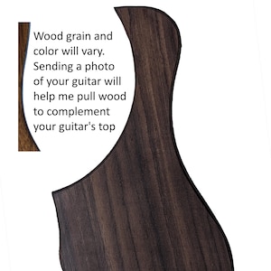Wood Pickguards for Taylor Guitars, Choice of Solid Woods, Handmade Accessory