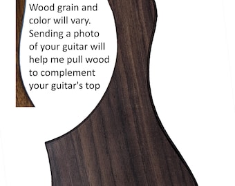 Solid Wood Pickguard for Taylor Guitars | Custom Acoustic Replacement Part