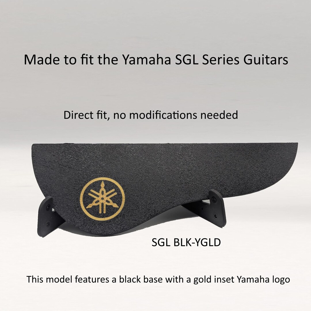 Yamaha Silent Guitar Pickguard | Black With Gold Logo - Etsy