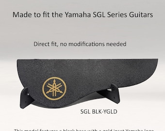 Yamaha Silent Guitar Pickguard | Black with Gold Logo