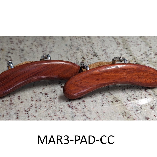 Mandolin Custom Curve Armrest Flamed Padauk or Boxwood