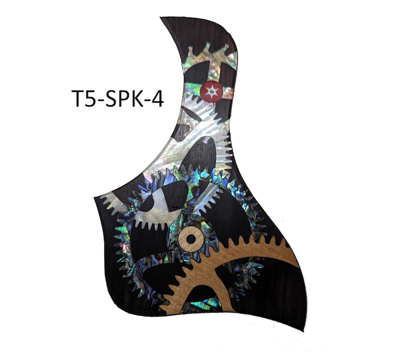 Taylor T5 Steampunk Pickguard W/ Mother of Pearl Abalone and Etsy